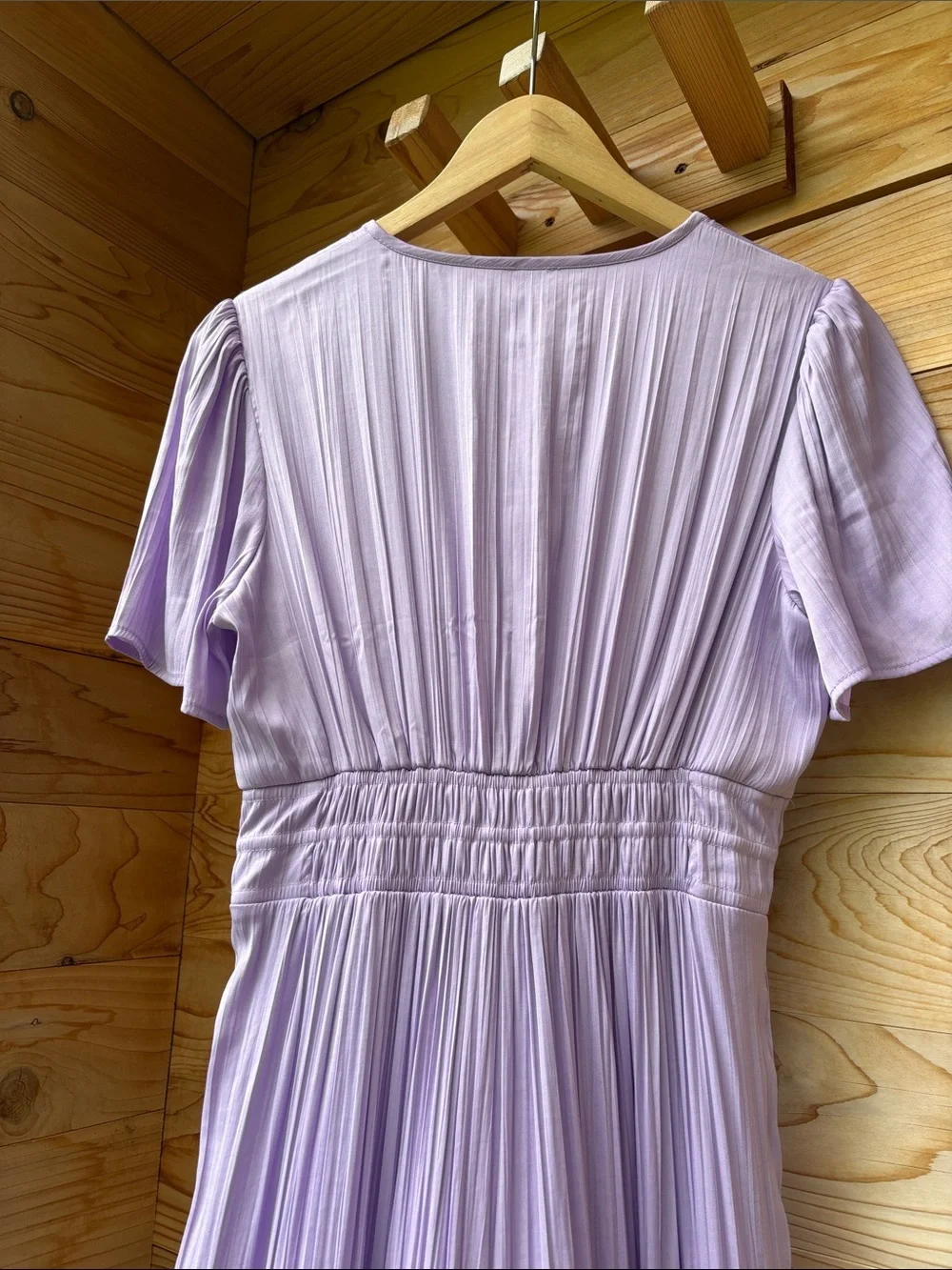 Joie Lavender Pleated Maxi Dress | Romantic Wedding Guest Dress | Size Small - Picture 8 of 9